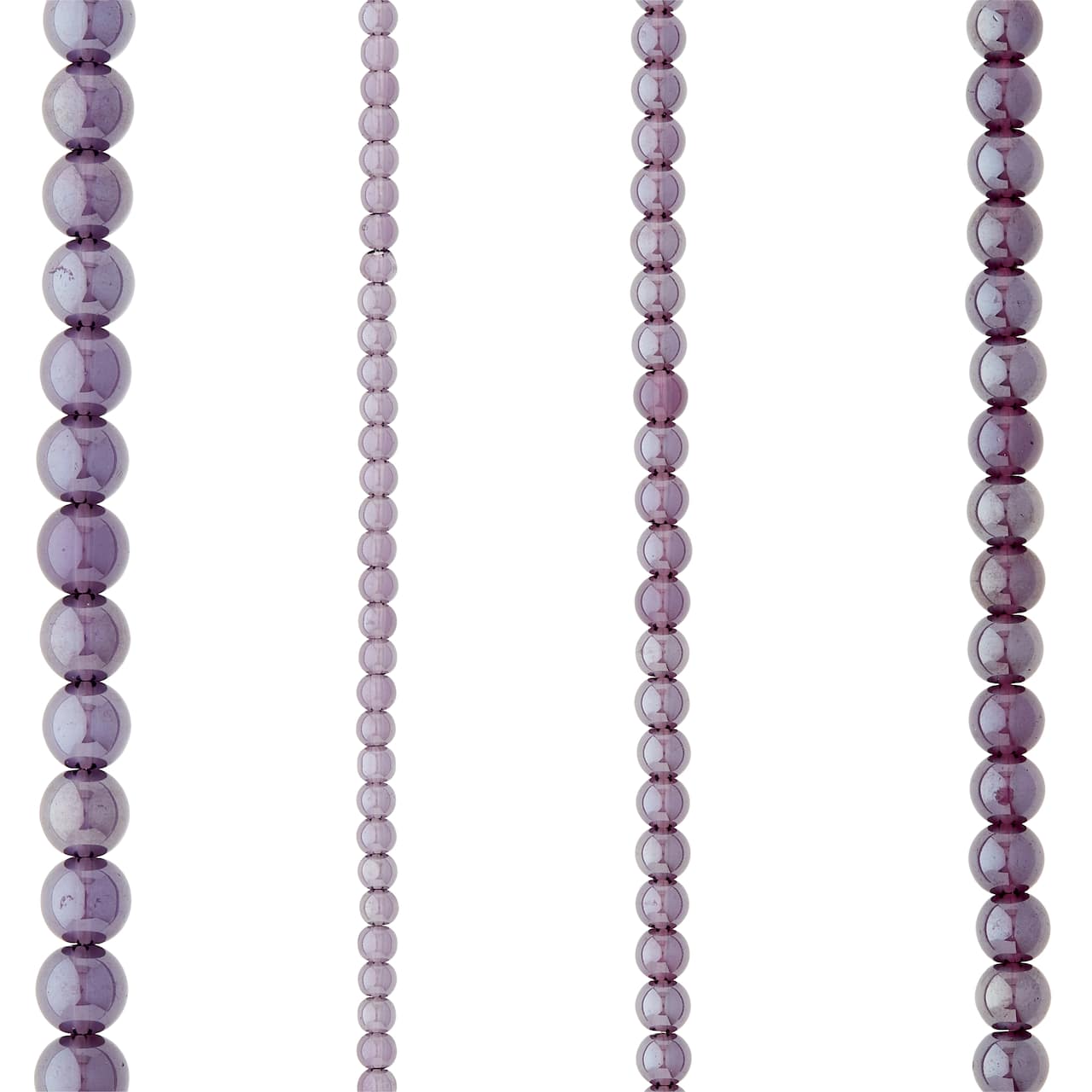Purple Glass Round Beads by Bead Landing&#x2122;